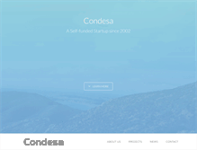 Tablet Screenshot of condesainc.com